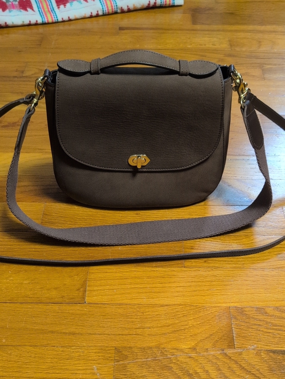 Clare V. Turnlock  Louis In Choco Nubuck